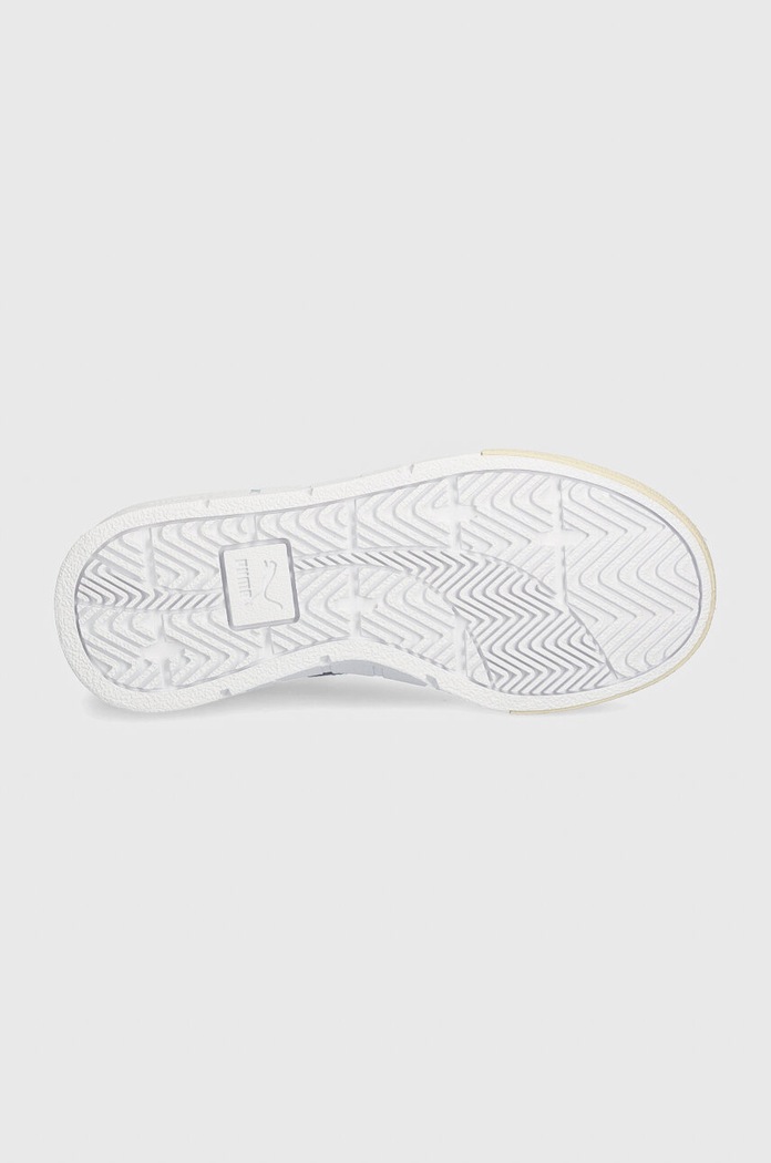 Puma sneakersy skórzane dziecięce Cali Court Offside 397921 biały