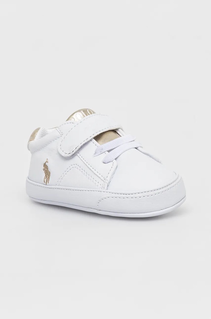 Detské tenisky Polo Ralph Lauren THERON V PS LAYETTE Pre bábätká biela RL01200100