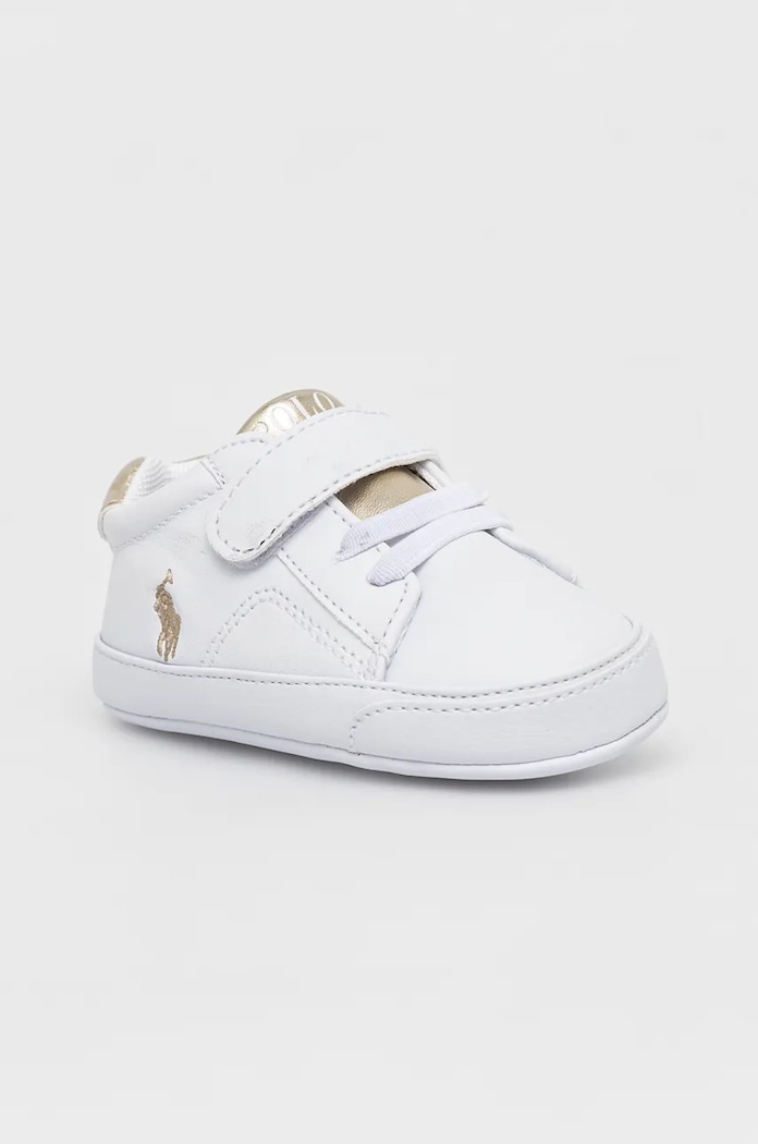Detské tenisky Polo Ralph Lauren THERON V PS LAYETTE Pre bábätká biela RL01200100