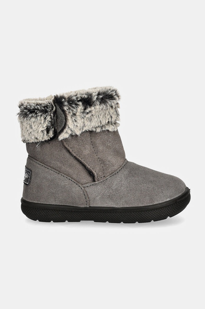 Primigi buty zimowe zamszowe dziecięce 6850744.19.24 szary AW24