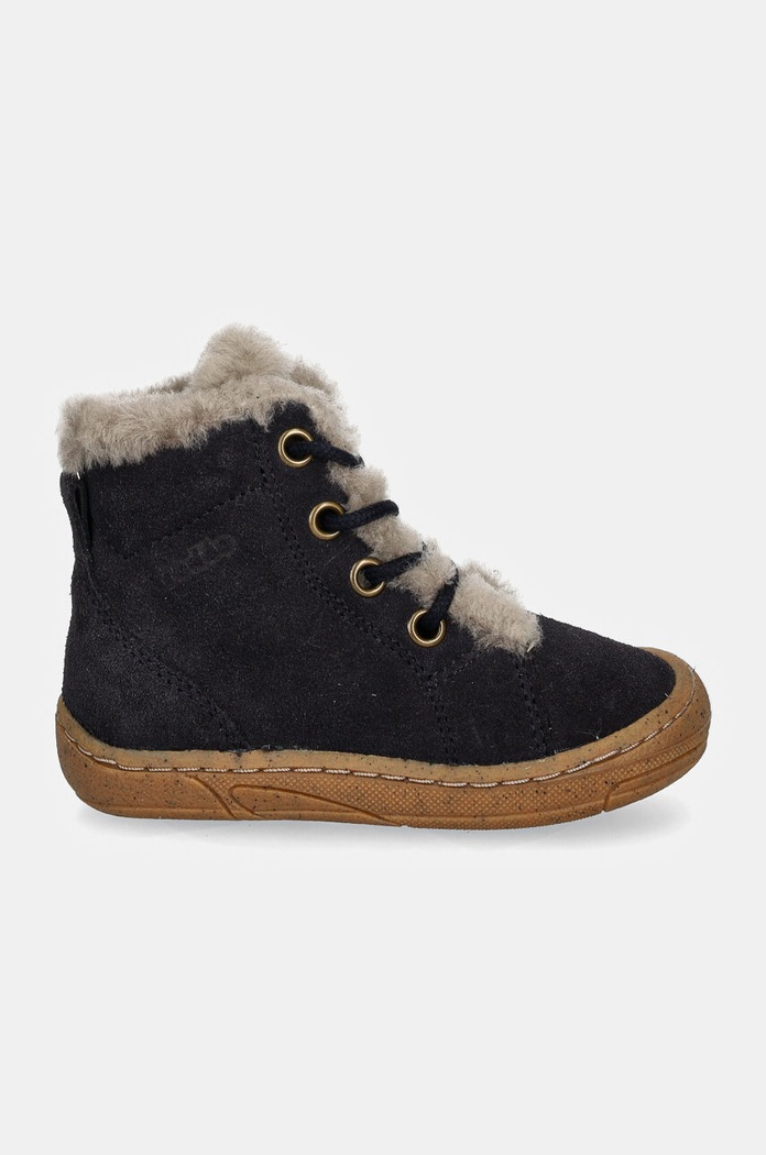 Froddo cizme de iarna pentru copii din piele intoarsa MINNI SUEDE LACES G2110140.20.24 bleumarin AW25