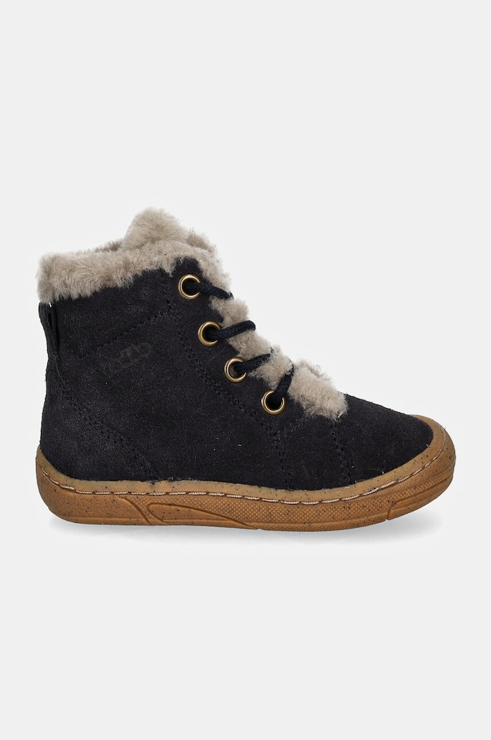 Froddo cizme de iarna pentru copii din piele intoarsa MINNI SUEDE LACES G2110140.20.24 bleumarin AW25