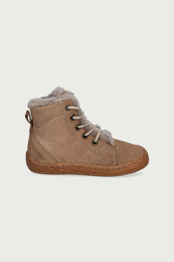 Froddo Παπούτσια χειμερινά παιδικά σουέτ MINNI SUEDE LACES G2110140.20.24 καφέ AW25
