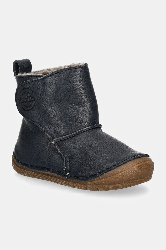 Кожени зимни обувки Froddo PAIX UP WINTER BOOTS с изолация син G2160082.21.24