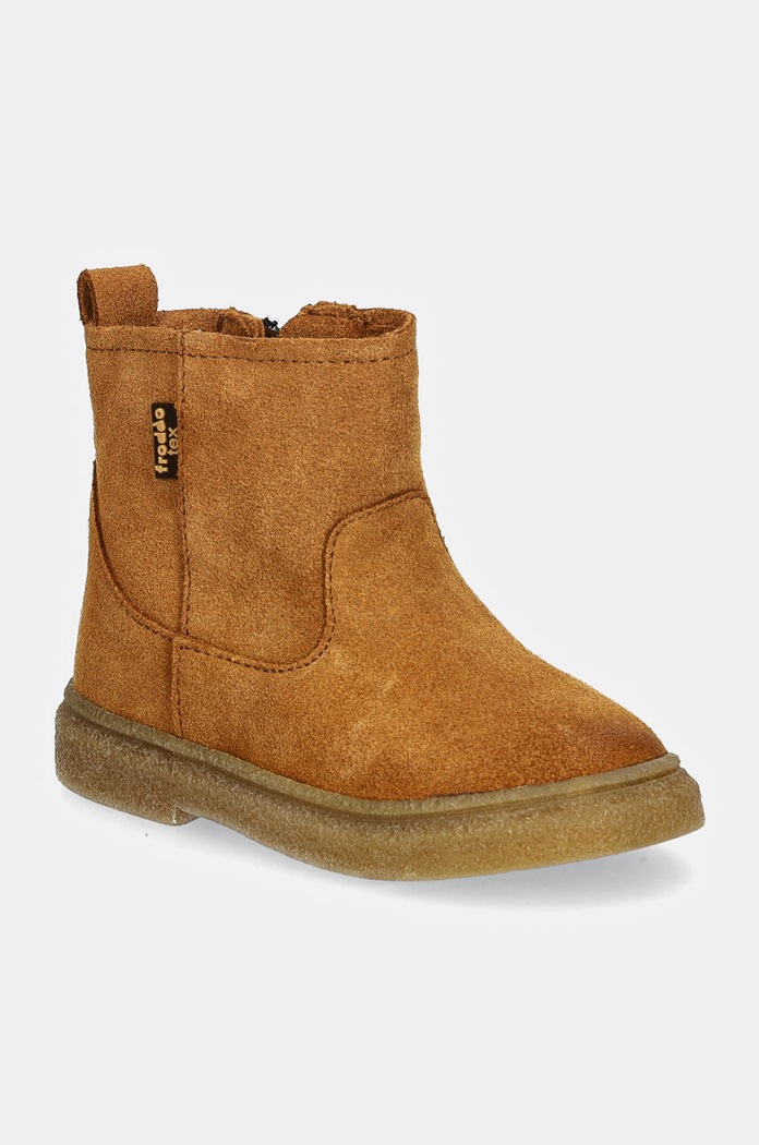 Froddo buty zimowe zamszowe dziecięce WRENY WOOL TEX na zamek brązowy G2160081.22.24