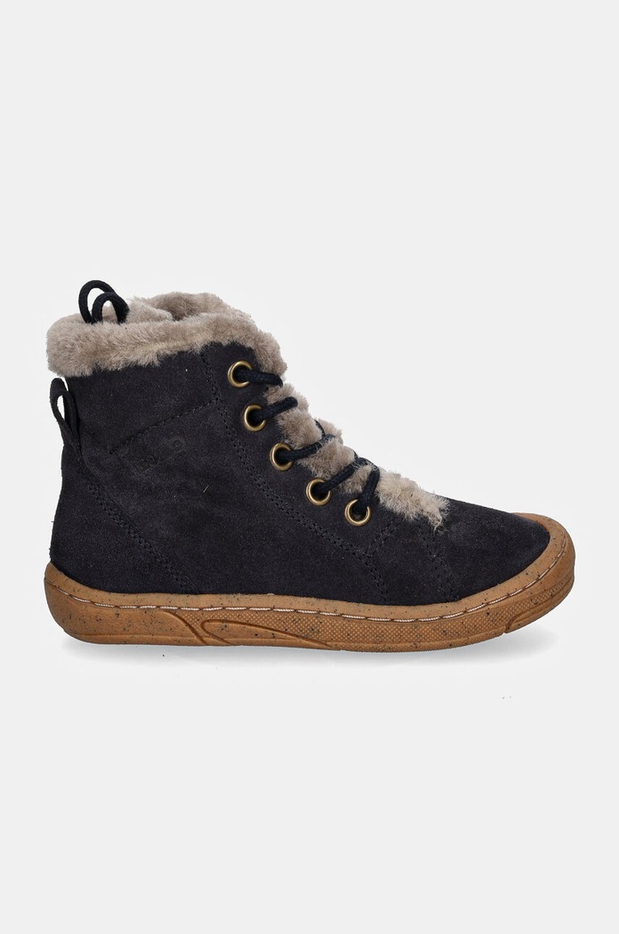 Froddo Dječje zimske cipele od brušene kože Froddo MINNI SUEDE LACES G2110140.25.26 mornarsko plava AW25