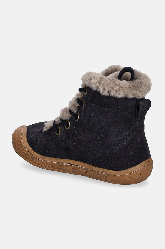 Dječaci Froddo Dječje zimske cipele od brušene kože Froddo MINNI SUEDE LACES G2110140.25.26 mornarsko plava