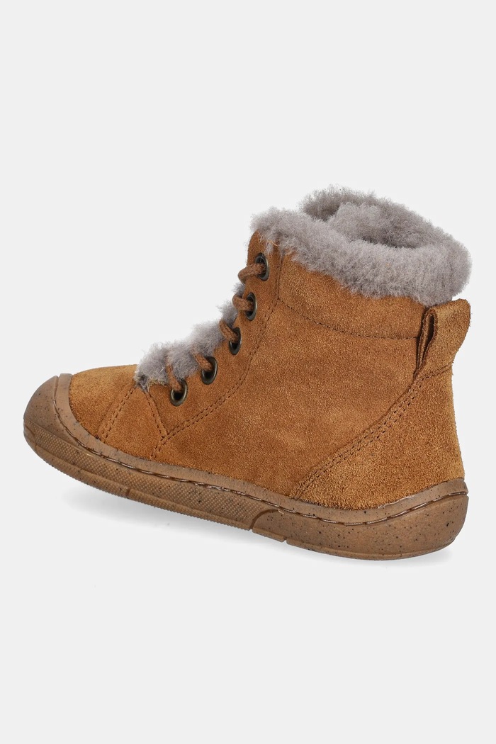 Băieți Froddo Cizme de iarnă pentru copii din piele întoarsă MINNI SUEDE LACES G2110140.25.26 maro