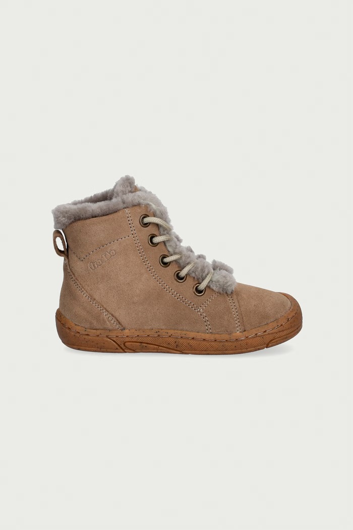Froddo Παπούτσια χειμερινά παιδικά σουέτ MINNI SUEDE LACES G2110140.25.26 καφέ AW25
