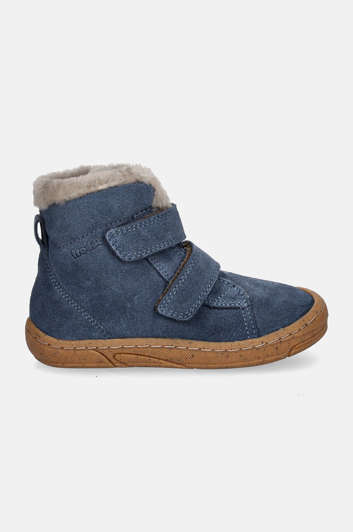 Detské zimné semišové topánky Froddo MINNI SUEDE G2110141.25.26 modrá AW24