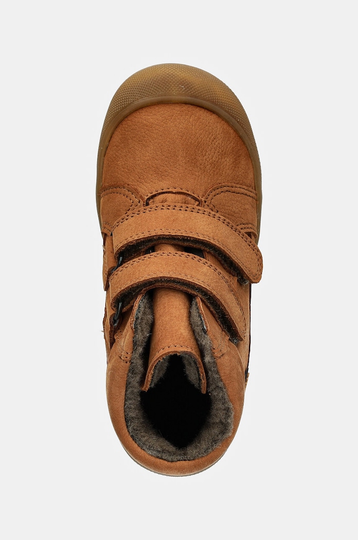 Dětské zimní boty z nubuku Froddo OLLIE WOOL TEX hnědá G2110138.25.28