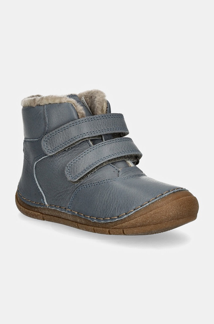 Froddo buty zimowe skórzane dziecięce PAIX UP WINTER ocieplane niebieski G2110143.25.30