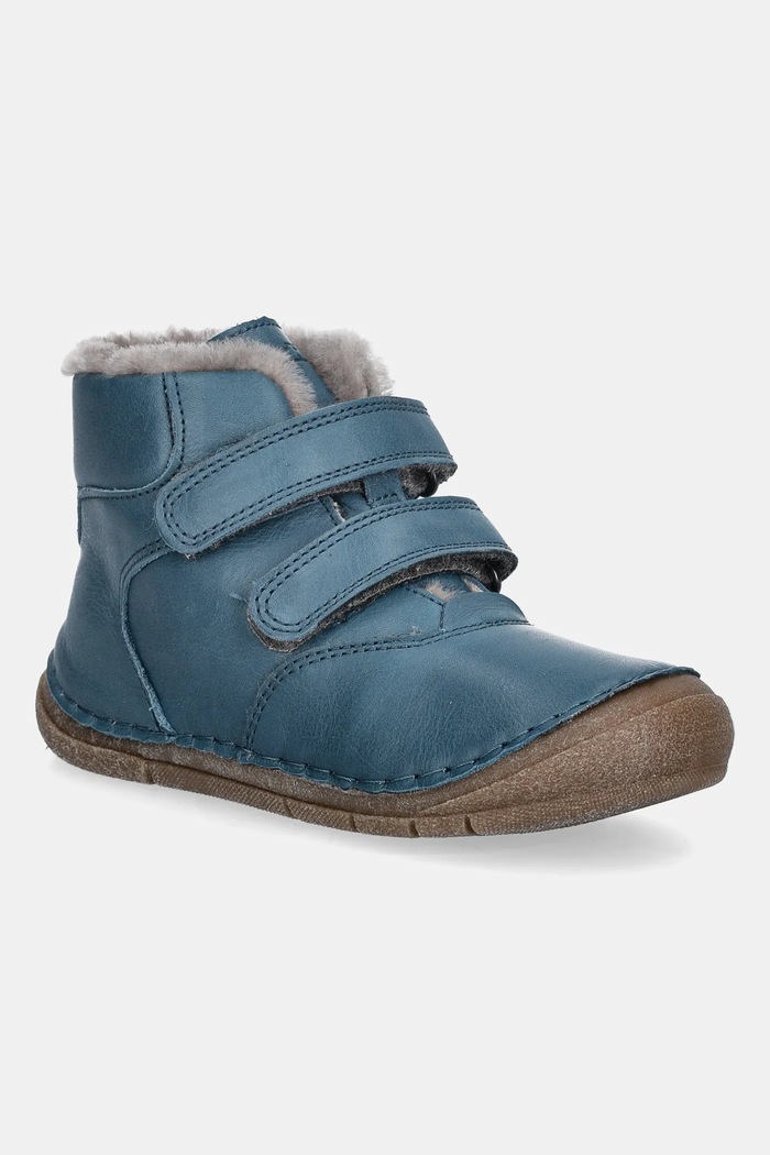 Παιδικές δερμάτινες χειμερινές μπότες Froddo PAIX UP WINTER μόνωση μπλε G2110143.25.30