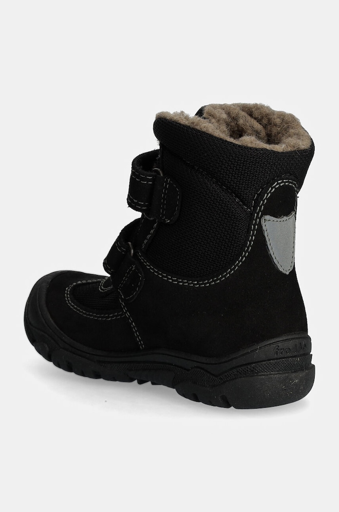 Fiú Froddo gyerek hócipő bőrből LINZ WOOL TEX HIGH G3160229.25.30 fekete