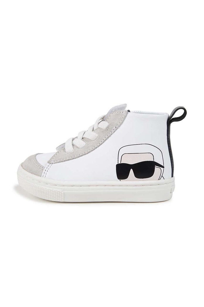 Karl Lagerfeld sneakersy skórzane niemowlęce biały Z30319.22.30