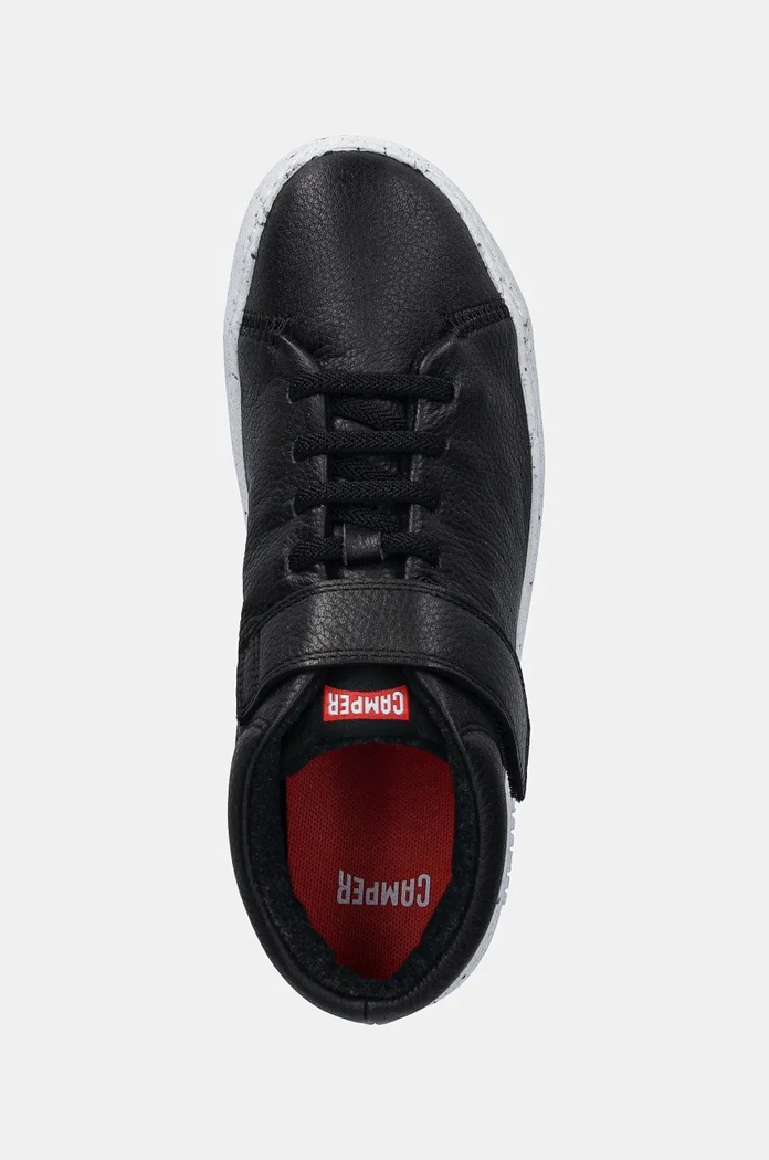 Camper sneakersy skórzane dziecięce Peu Touring czarny K900251.021.35.38