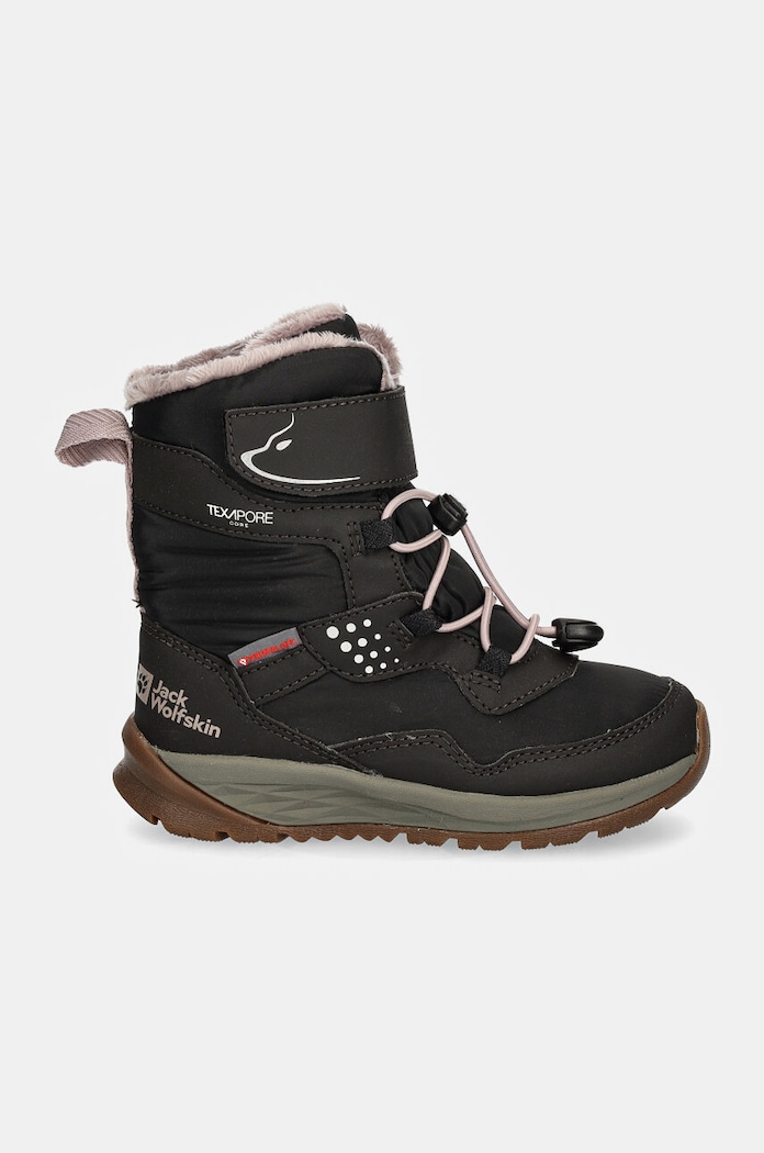 Detské zimné topánky Jack Wolfskin A62143 čierna AW25
