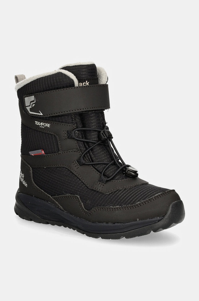 Detské zimné topánky Jack Wolfskin textilný čierna A62145