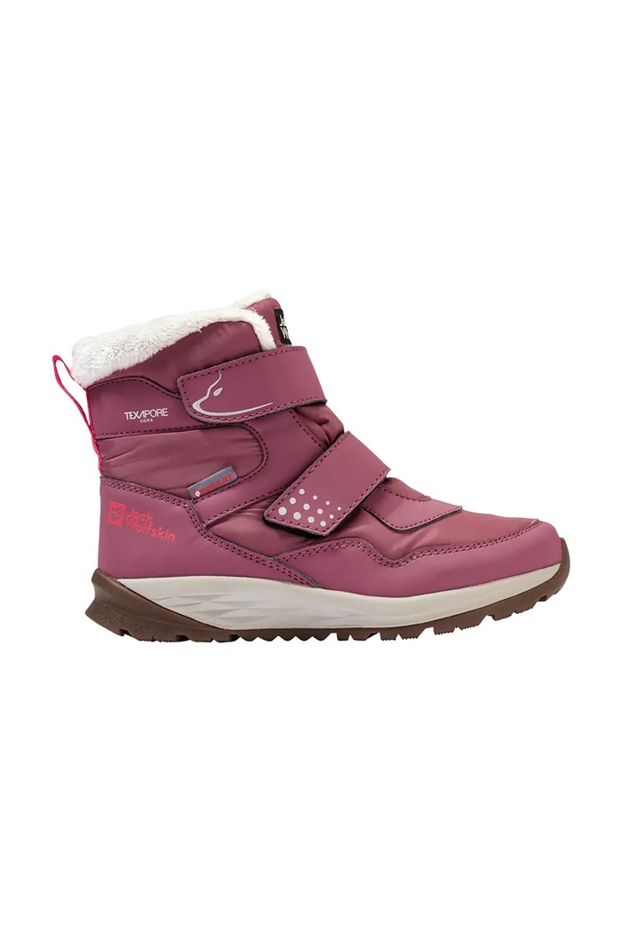 Detské zimné topánky Jack Wolfskin textilný fialová A62146