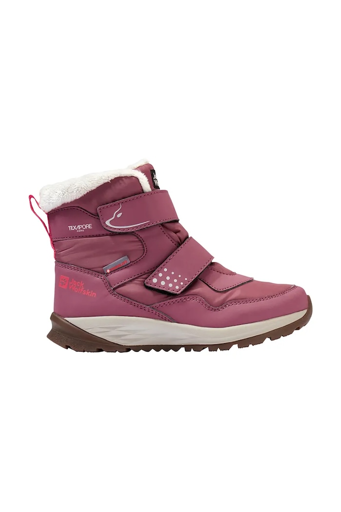 Detské zimné topánky Jack Wolfskin textilný fialová A62146