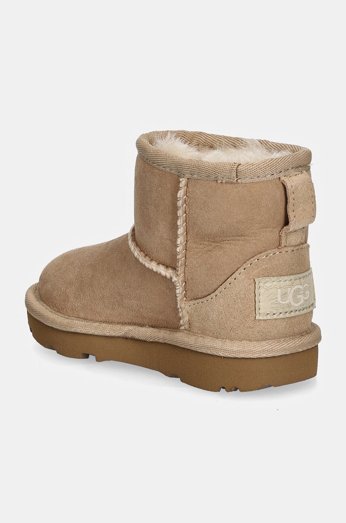 CHLAPEC Dětské semišové sněhule UGG CLASSIC MINI II 1017715T béžová
