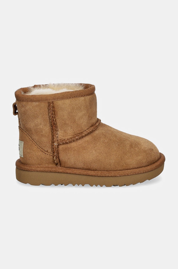 Detské semišové snehule UGG CLASSIC MINI II 1017715T hnedá AW25