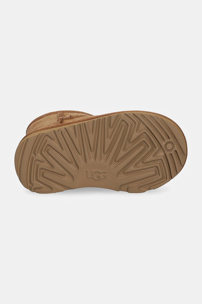Detské semišové snehule UGG CLASSIC MINI II 1017715T hnedá