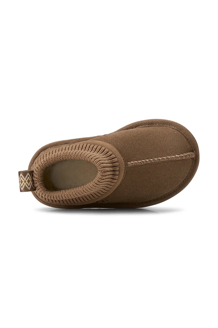 Zimske čizme za djecu od brušene kože CLASSIC ULTRA STRETCH CUFF UGG smeđa 1157702T