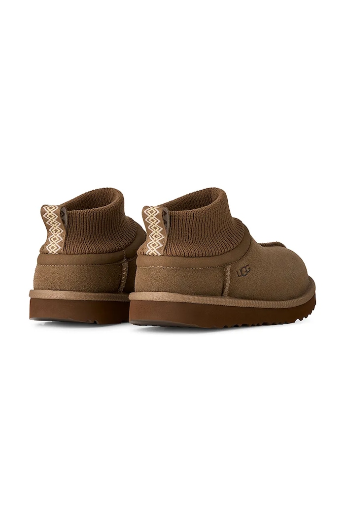 Deklice UGG Snežni čevlji zimski otroški semišasti KIDS' CLASSIC ULTRA STRETCH CUFF 1157702K rjava