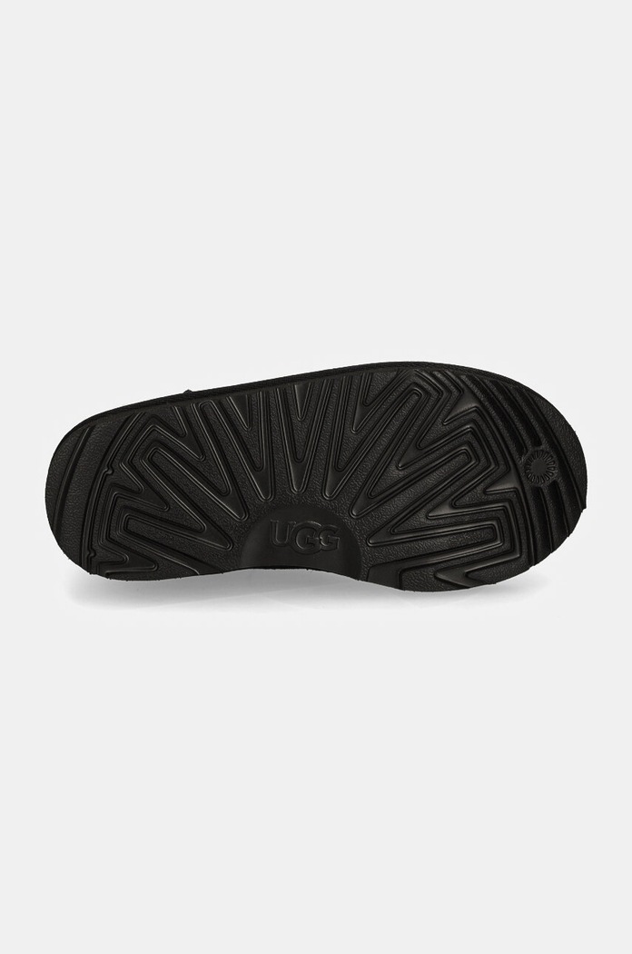 Detské semišové snehule UGG KIDS' CLASSIC ULTRA STRETCH CUFF UGG čierna 1157702K