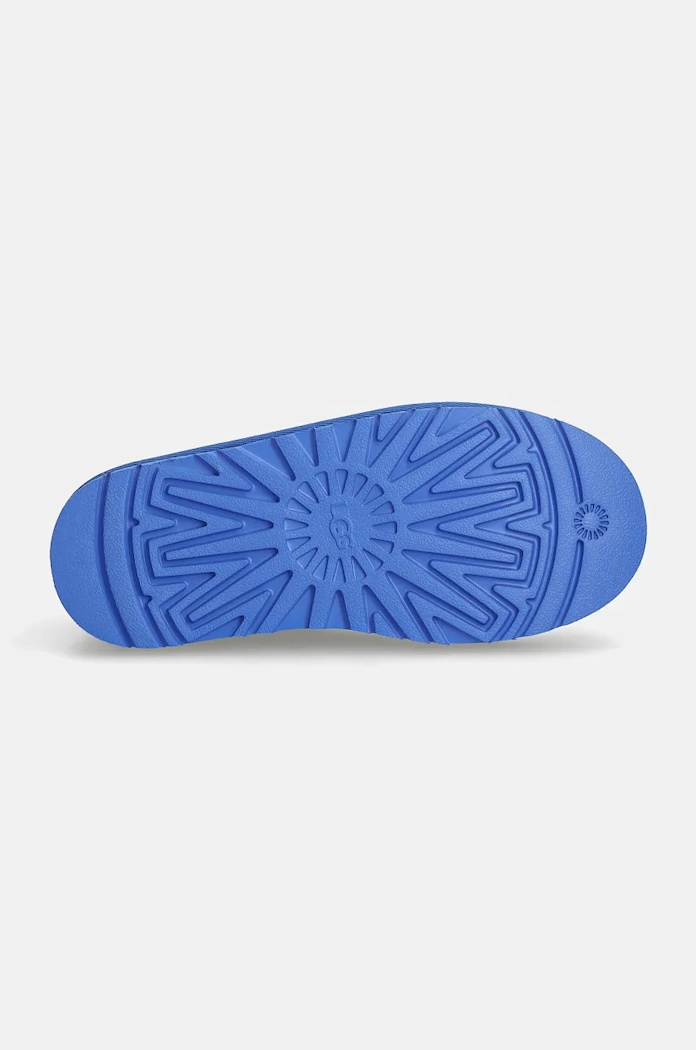 Detské semišové snehule UGG KIDS CLASSIC ULTRA MINI PLATFORM 1157791K.K modrá