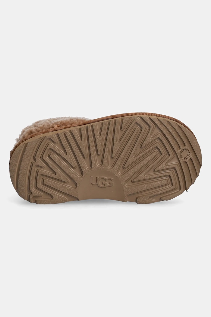 Παιδικές χειμερινές μπότες σουέτ UGG CLASSIC ULTRA MINI MAXI CURLY 1157730T καφέ