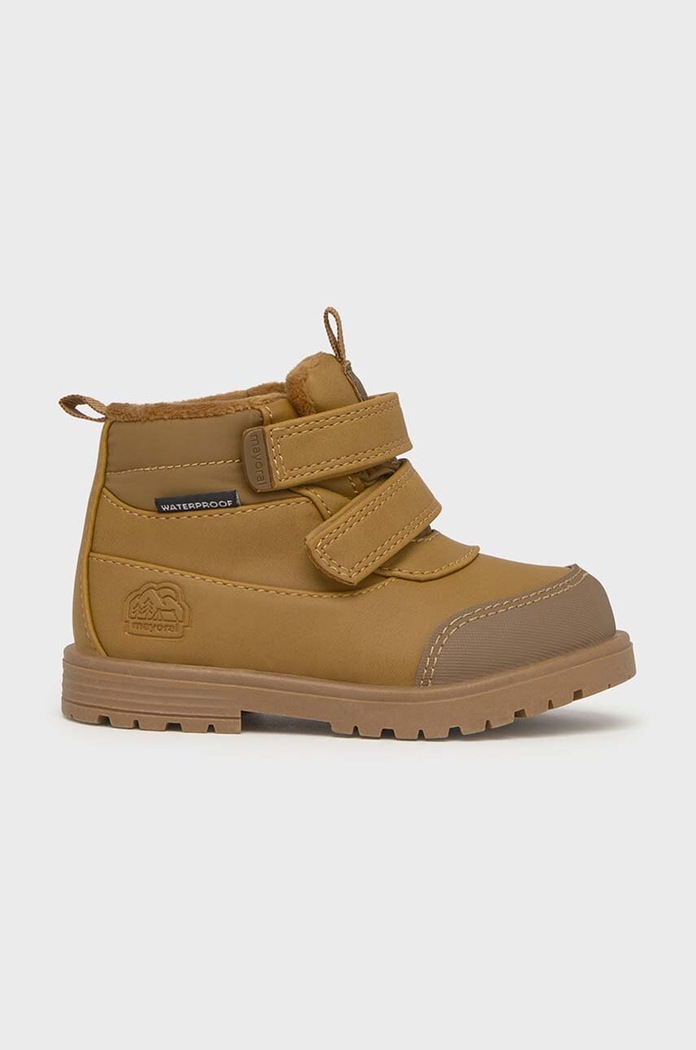 Mayoral buty zimowe niemowlęce syntetyczny żółty 42522.80B.Baby