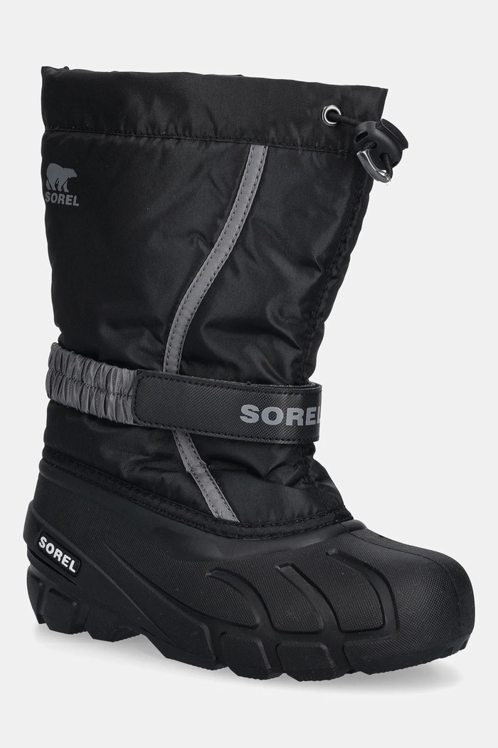 Sorel śniegowce dziecięce CHILDRENS FLURRY BO syntetyczny czarny 2114081