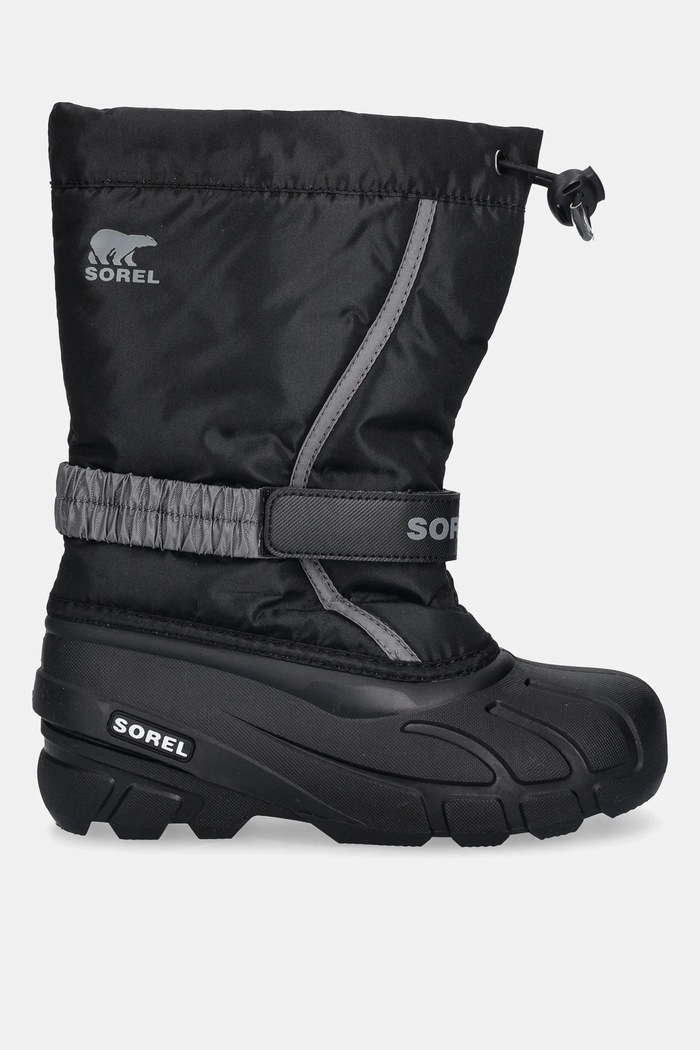 Sorel śniegowce dziecięce CHILDRENS FLURRY BO 2114081 czarny AW24