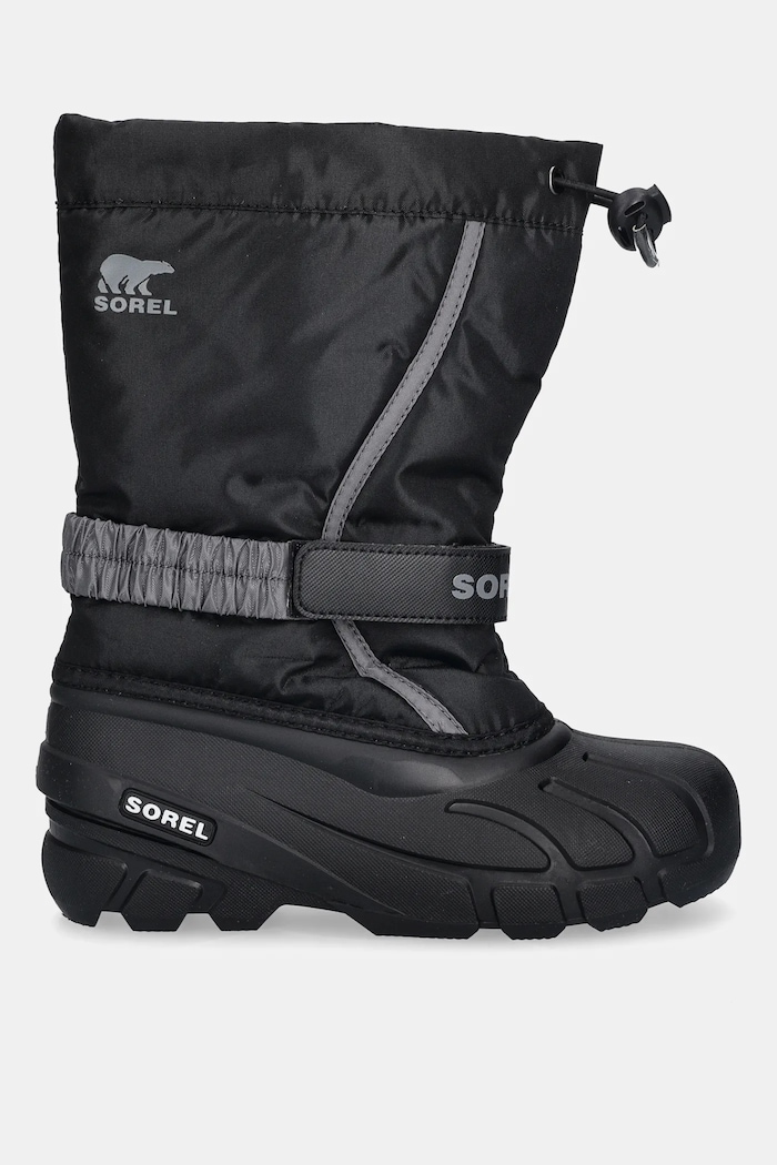 Sorel śniegowce dziecięce CHILDRENS FLURRY BO 2114081 czarny AW24