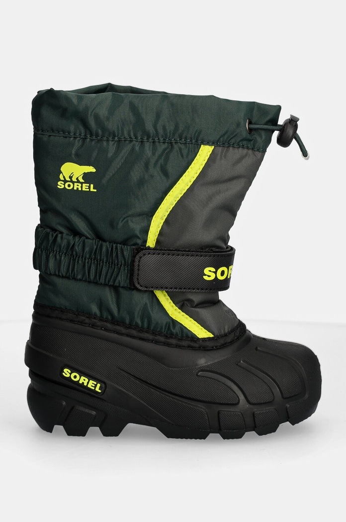 Detské snehule Sorel CHILDRENS FLURRY BO 2114082 zelená AW24