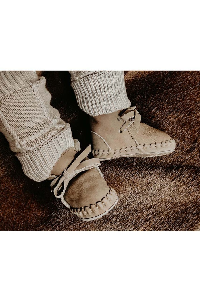 Бебешки кожени обувки Donsje Pina Classic Booties 1018200. кафяв