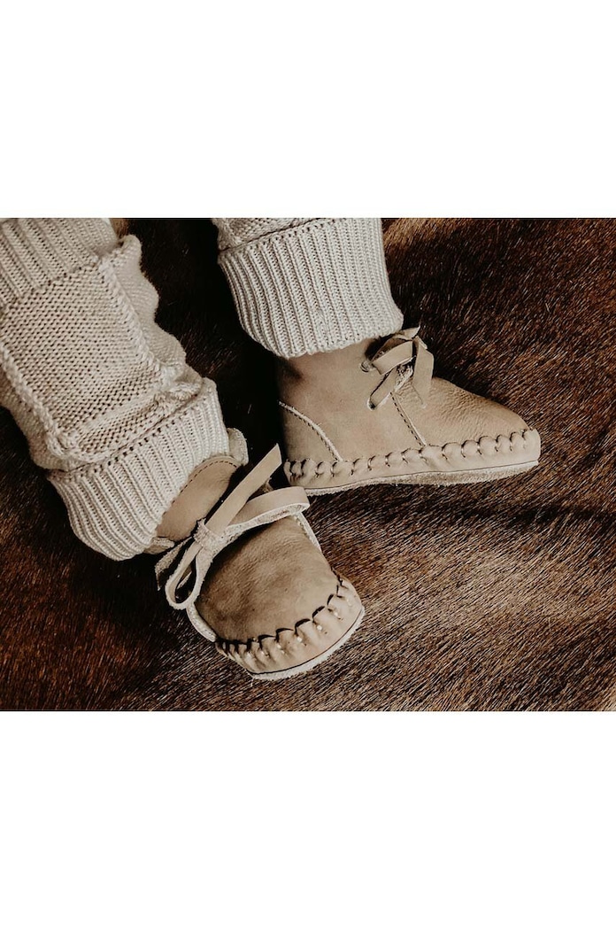 Бебешки кожени обувки Donsje Pina Classic Booties 1018200. кафяв