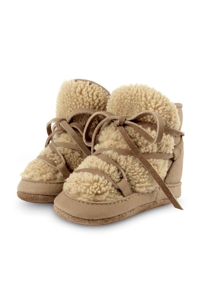 Βρεφικά παπούτσια Donsje Cassi Booties 1021900. μπεζ AA00