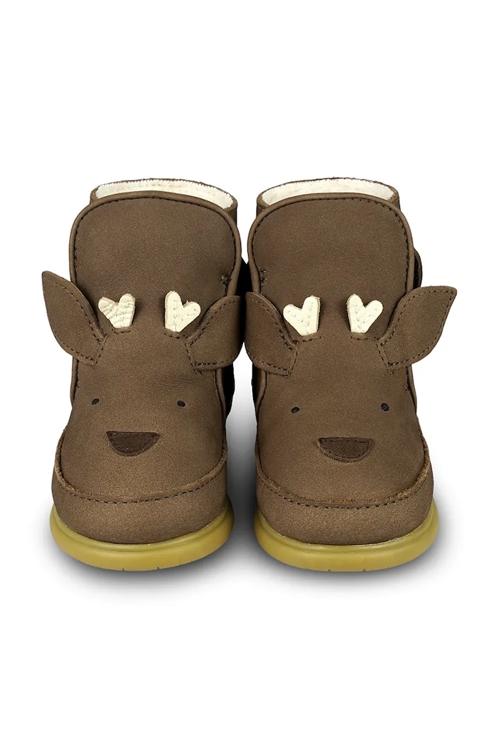Donsje buty zimowe zamszowe dziecięce Dubu Special Shoes Stag 1500602. brązowy AW24