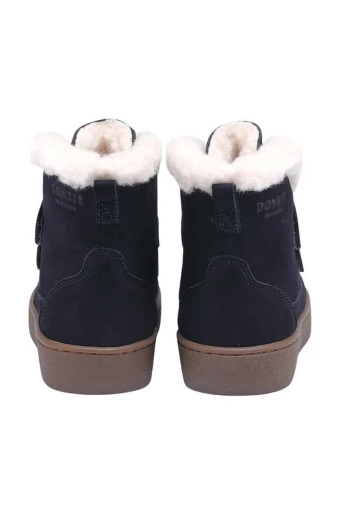 Donsje buty zimowe zamszowe dziecięce Clenn Boots granatowy 2017700.22.28