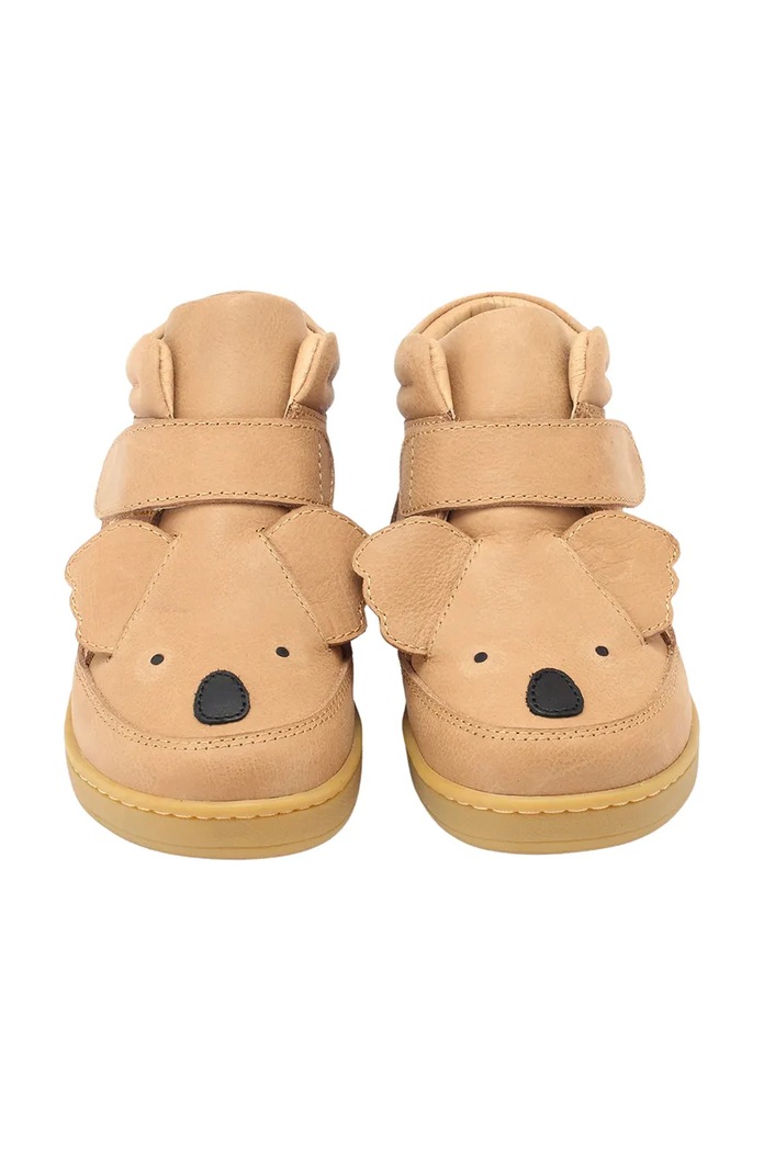 Sneakersy skórzane dziecięce Mika Sneakers Koala Donsje 2024803. beżowy