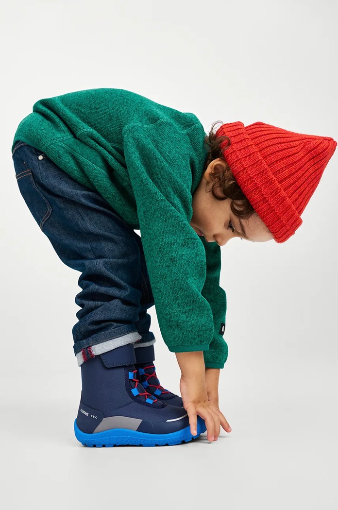 Παιδικές χειμερινές μπότες Reima Talvella Kids συνθετικό μπλε 5400150A.9BYH
