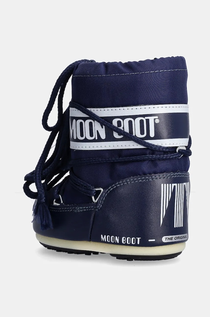 Chłopiec Moon Boot śniegowce dziecięce ICON MINI NYLON 80D1400430 granatowy