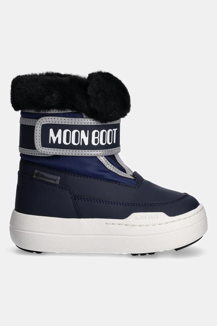 Moon Boot śniegowce dziecięce JR PARK STRAP 80D3440030.27.34 granatowy AW24