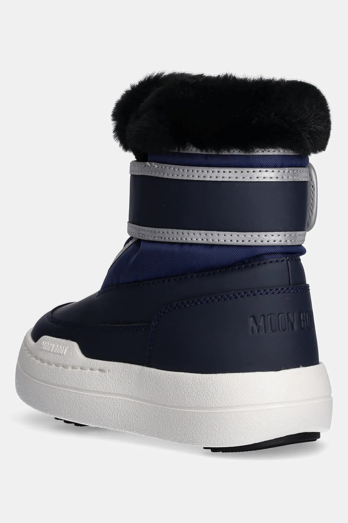 Chłopiec Moon Boot śniegowce dziecięce JR PARK STRAP 80D3440030.27.34 granatowy
