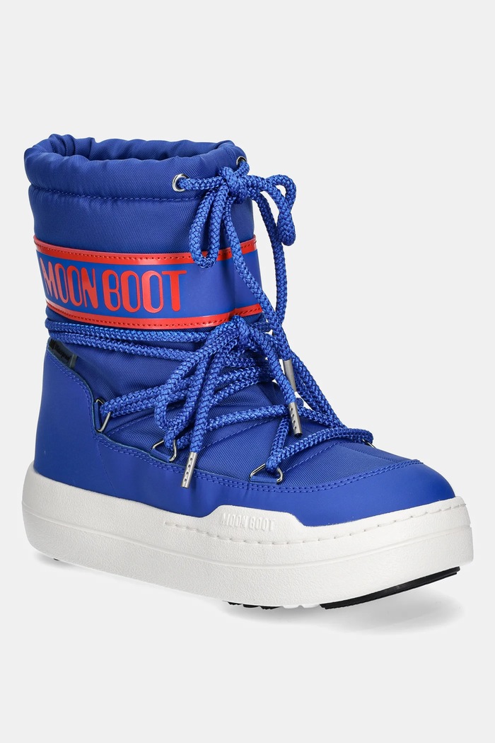 Moon Boot śniegowce dziecięce JR PARK BOOT syntetyczny niebieski 80D3440020.35.38