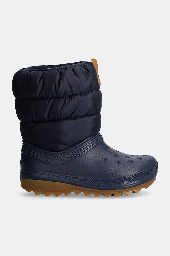Dětské sněhule Crocs CLASSIC NEO PUFF BOOT 207684.CLASSIC.NEO.PUFF námořnická modř AW24
