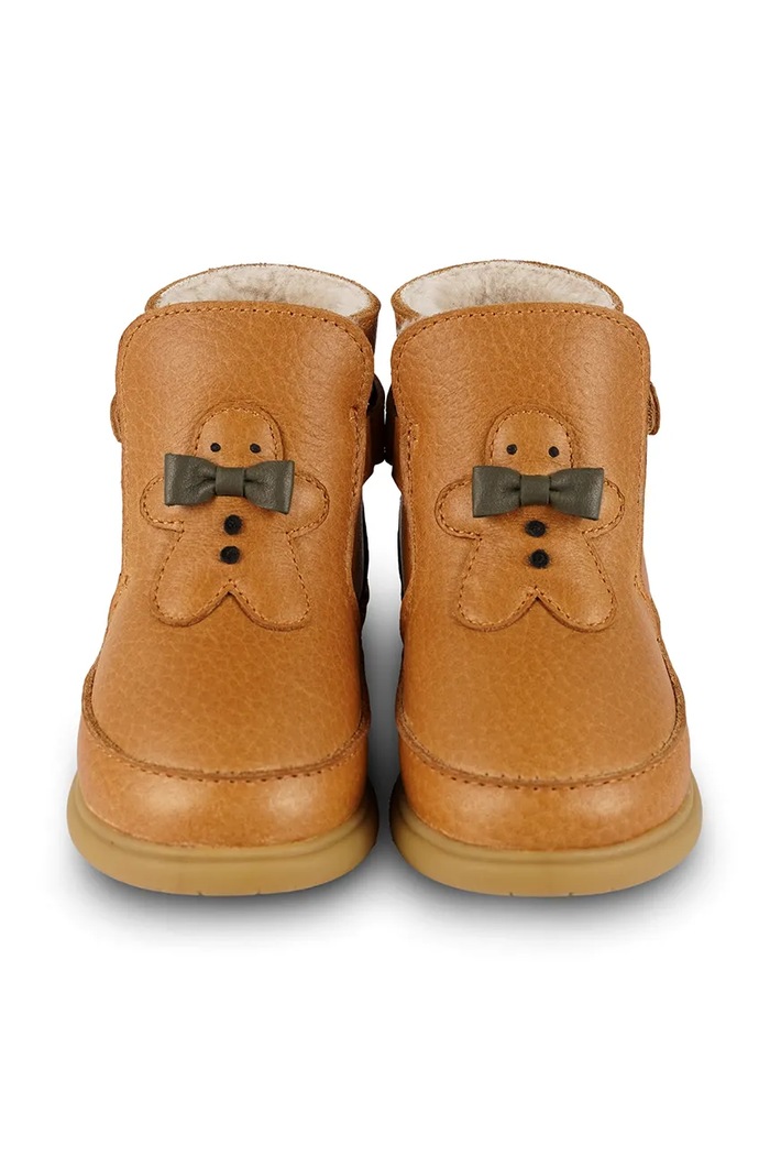 Dječje zimske kožne cipele Donsje Abbus Shoes Gingerbread 1500103 smeđa AW24